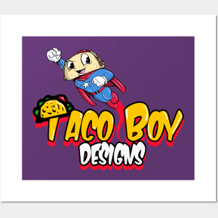 Taco Boy Designs logo Posters and Art